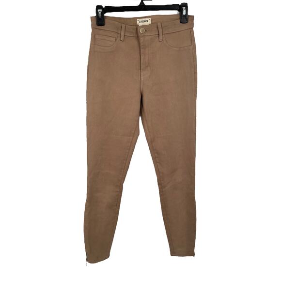L'Agence jeans Sabine coated skinny tan size 27 - Picture 1 of 6